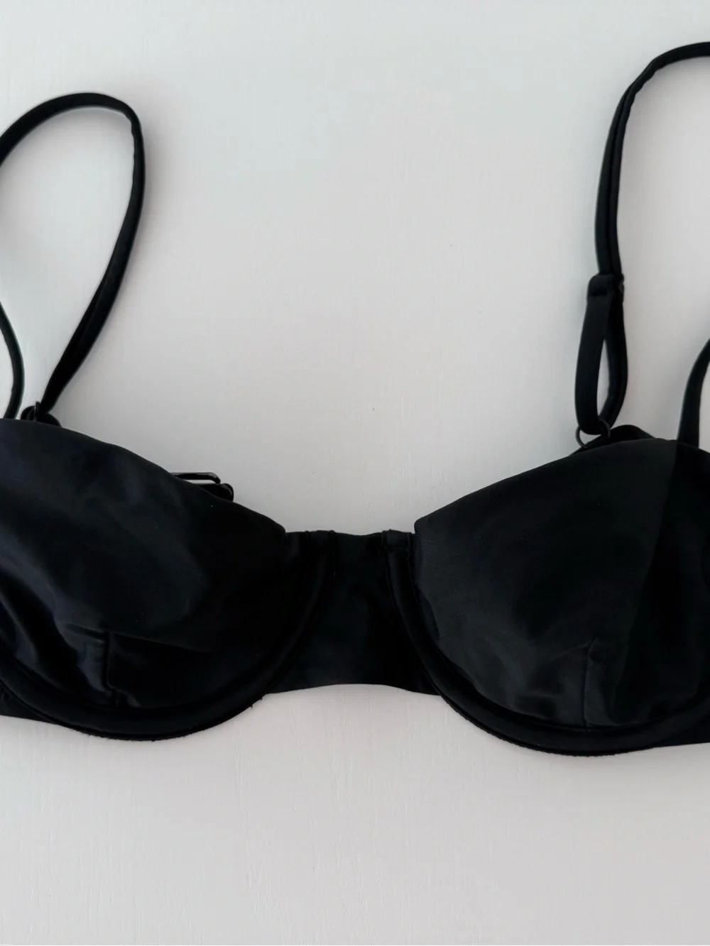 Jcrew Black Underwire Bikini Top